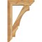 Ekena Millwork Balboa Slat Rough Sawn Bracket w/ Offset Brace, Western Red Cedar, 6"W x 22"D x 34"H BKT0604X22X34BOA06RWR - alternate 4